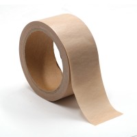 Brown Photo-degradable Packing Adhesive CaCO3 Kraft Paper Packing Sealing Tape Eco-friendly Packing Paper Tape